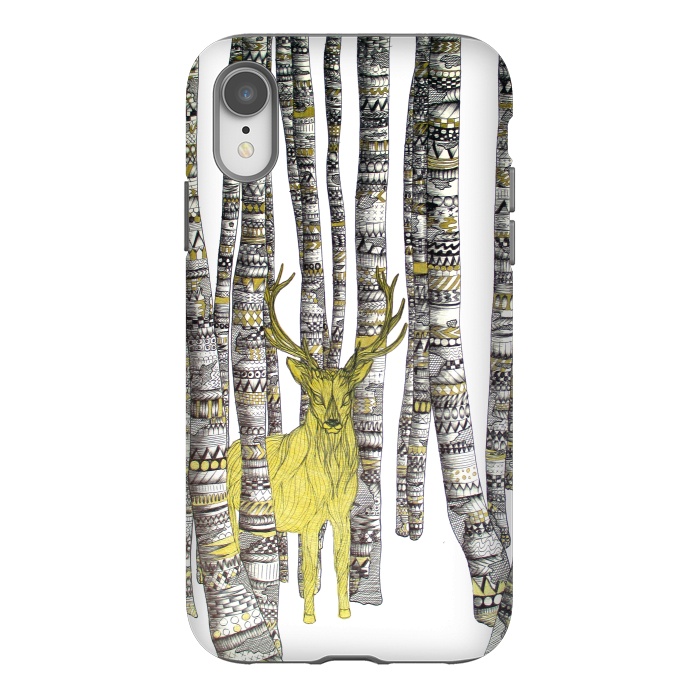 iPhone Xr StrongFit The Golden Stag by ECMazur 