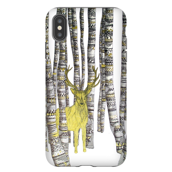 iPhone Xs Max StrongFit The Golden Stag by ECMazur 