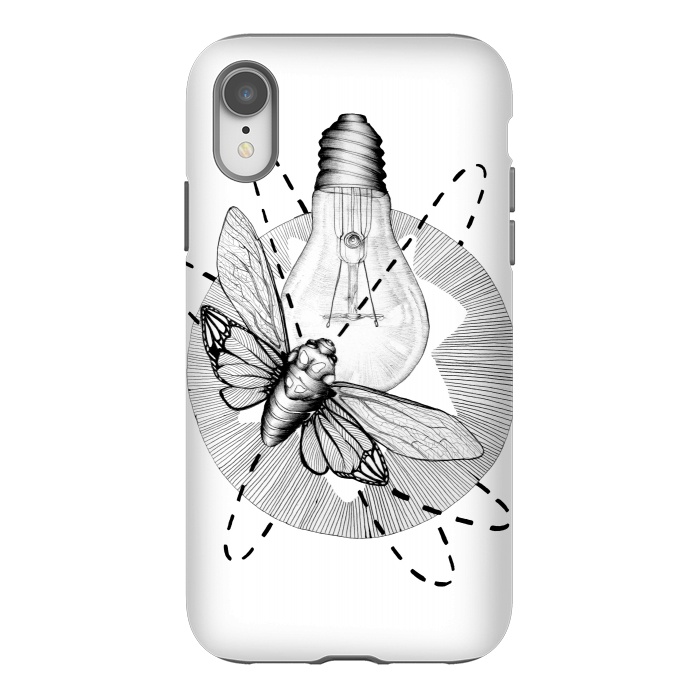 iPhone Xr StrongFit Moth to the Flame by ECMazur 