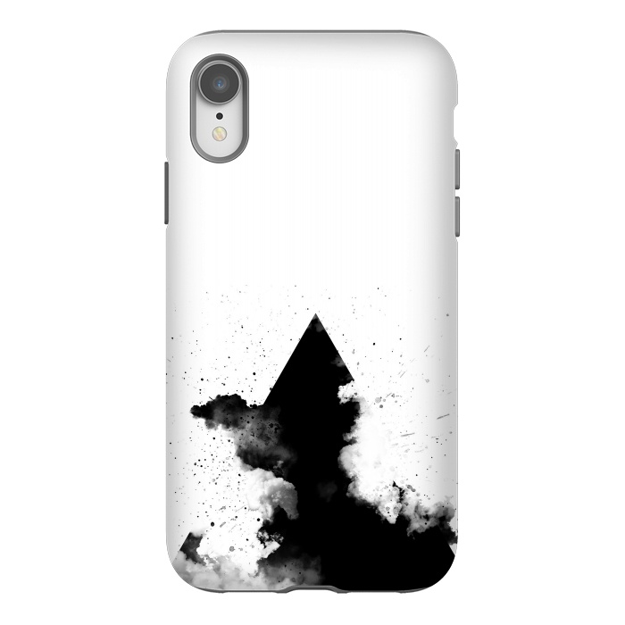 iPhone Xr StrongFit PLACE Triangle Smoke by Sitchko