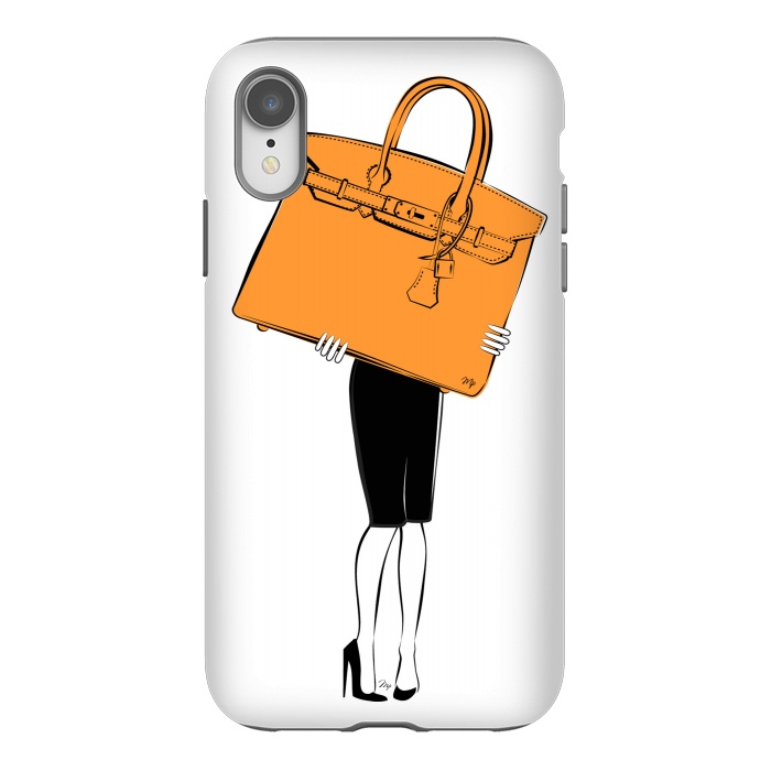 iPhone Xr StrongFit Big Hermes Bag by Martina