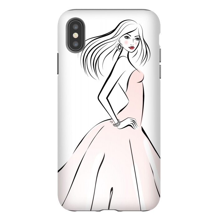 iPhone Xs Max StrongFit Elegant woman bride by Martina