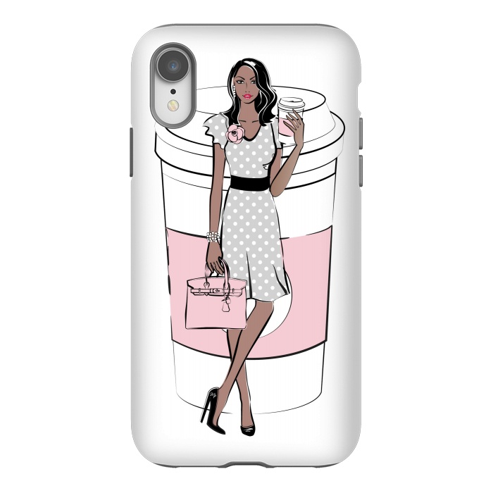 iPhone Xr StrongFit Coffee Boss Babe Woman by Martina
