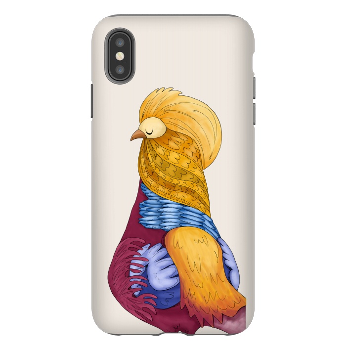 iPhone Xs Max StrongFit Bird by Alice De Marco