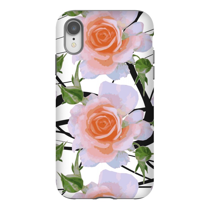 iPhone Xr StrongFit Swiggles + Florals by Zala Farah