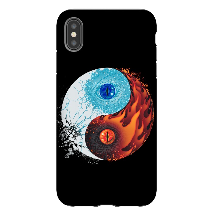 iPhone Xs Max StrongFit Ice and Fire by Branko Ricov