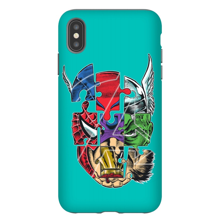 iPhone Xs Max StrongFit Almighty Avenger by Branko Ricov