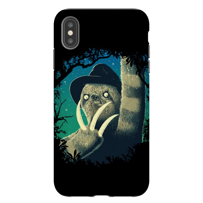 iPhone Xs Max StrongFit Sloth Freddy by Branko Ricov