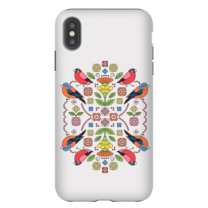 iPhone Xs Max StrongFit LOVE BIRDS by Michael Cheung