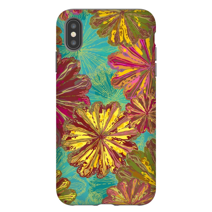 iPhone Xs Max StrongFit Poppytops by Lotti Brown