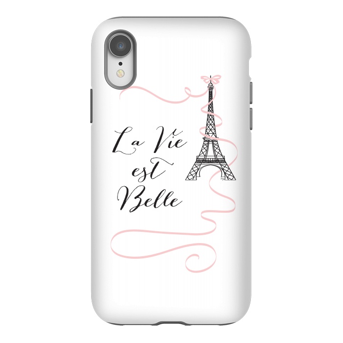 iPhone Xr StrongFit Eiffel Tower Quote by Martina