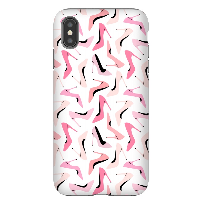 iPhone Xs Max StrongFit Pink Shoes Love by Martina