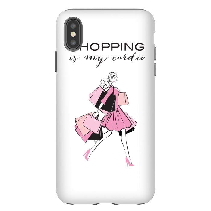 iPhone Xs Max StrongFit Shopping Girl by Martina
