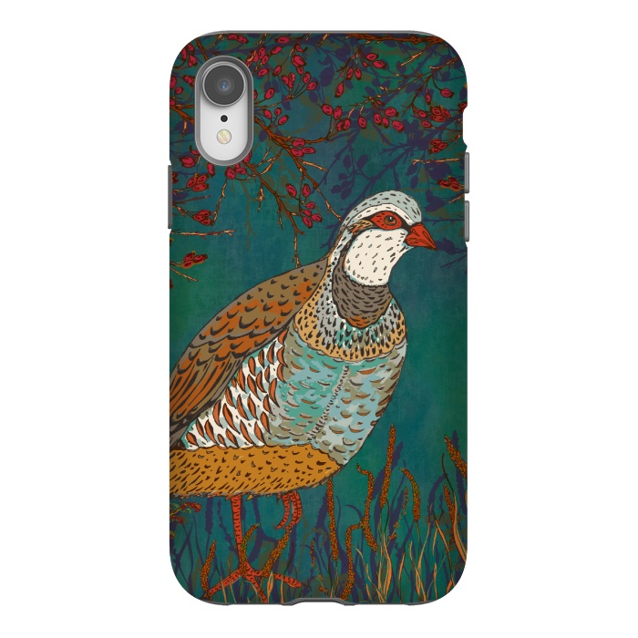 iPhone Xr StrongFit Partridge by Lotti Brown