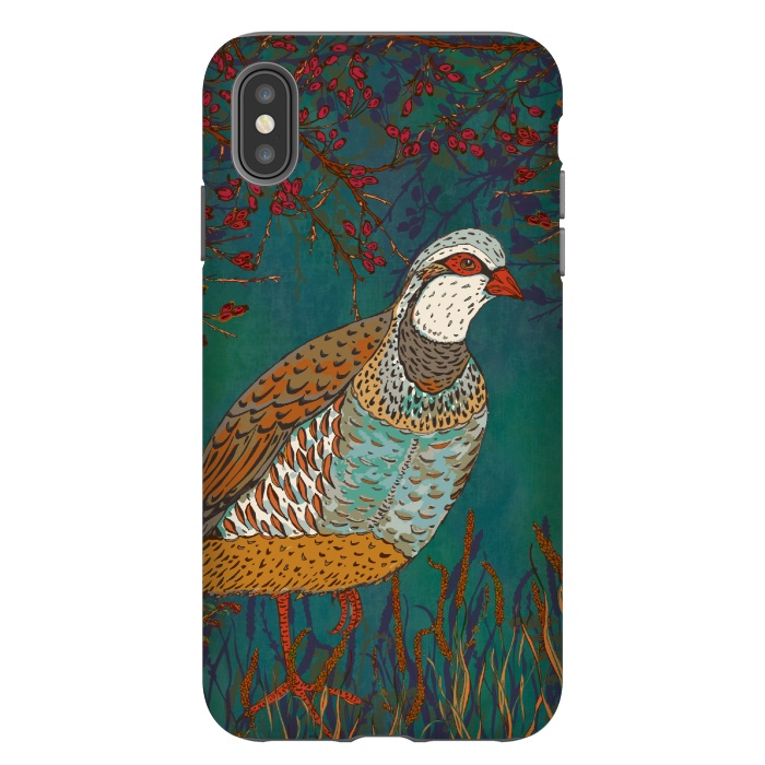 iPhone Xs Max StrongFit Partridge by Lotti Brown