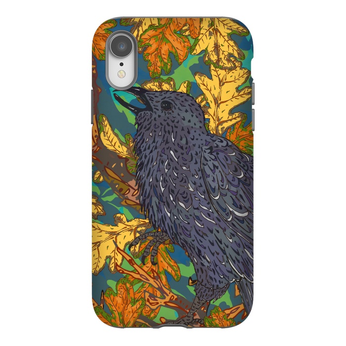 iPhone Xr StrongFit Raven and Oak by Lotti Brown