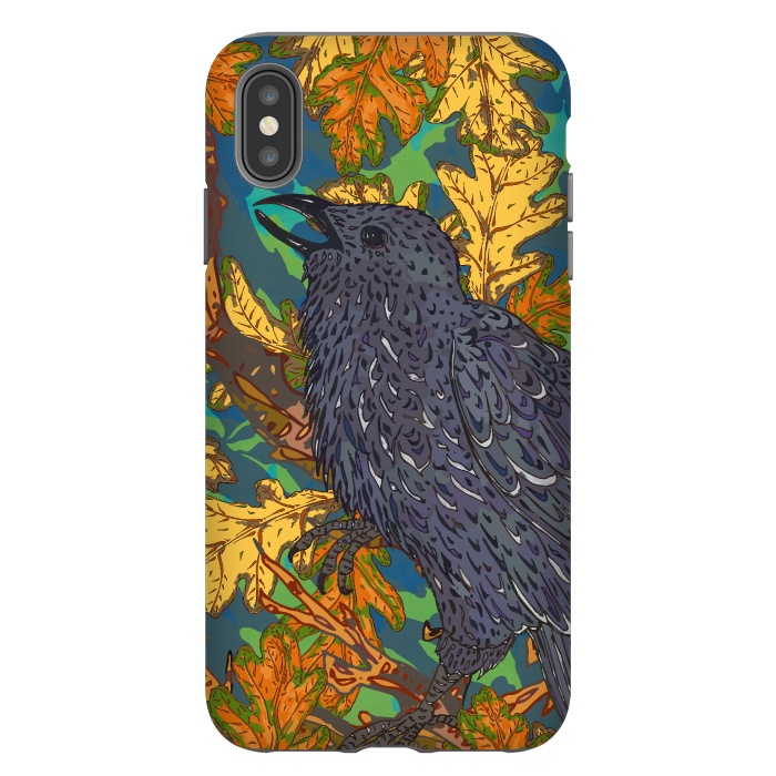 iPhone Xs Max StrongFit Raven and Oak by Lotti Brown