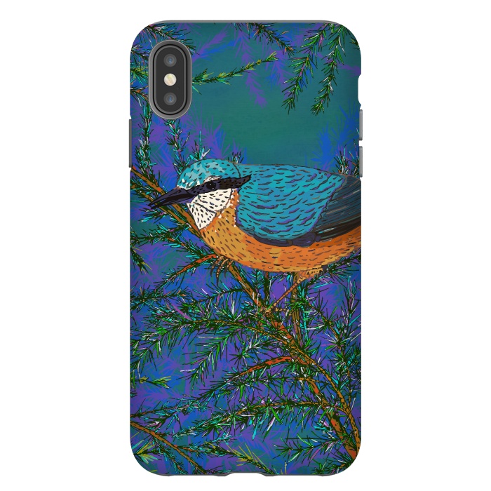 iPhone Xs Max StrongFit Nuthatch by Lotti Brown