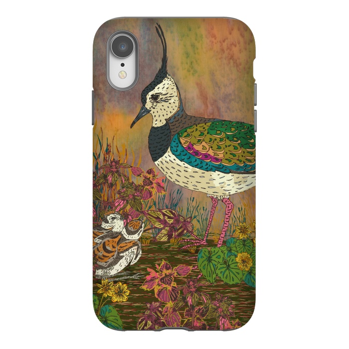 iPhone Xr StrongFit Lapwing Revival by Lotti Brown