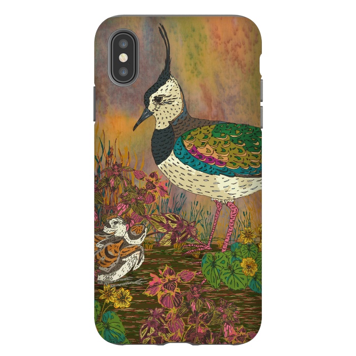 iPhone Xs Max StrongFit Lapwing Revival by Lotti Brown