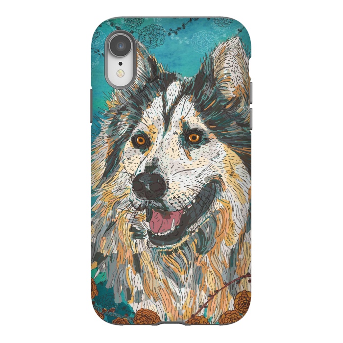 iPhone Xr StrongFit Husky by Lotti Brown