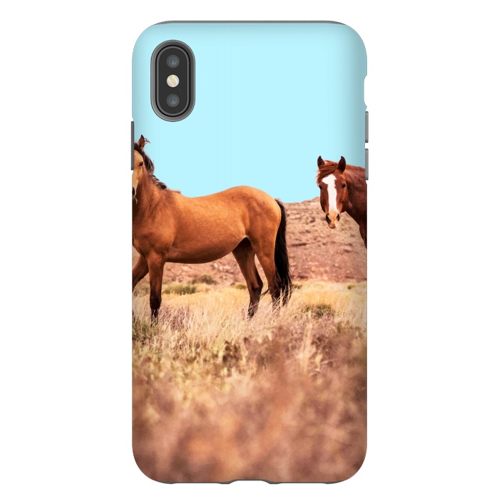 iPhone Xs Max StrongFit Horses by Uma Prabhakar Gokhale