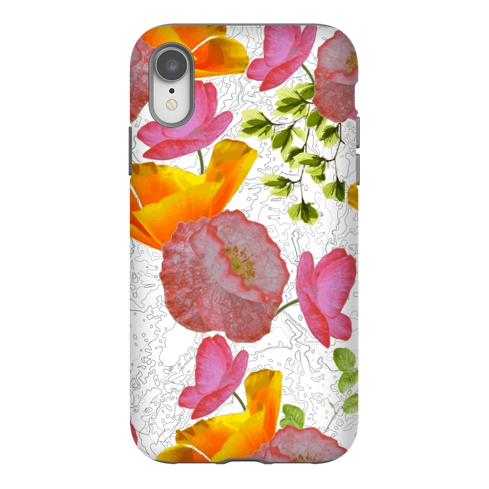iPhone Xr StrongFit New Flowers by Zala Farah