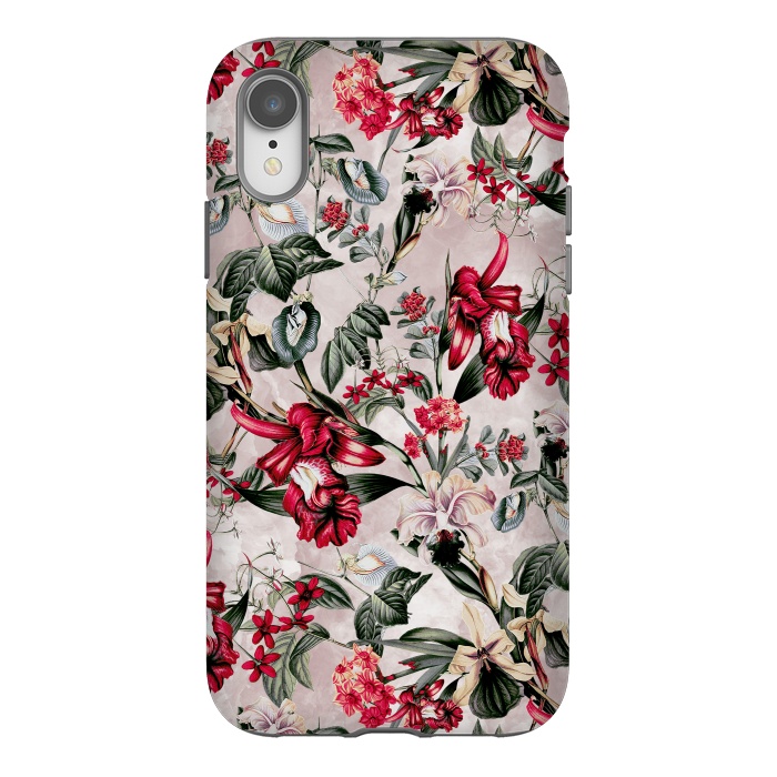 iPhone Xr StrongFit Botanical Flowers IV by Riza Peker