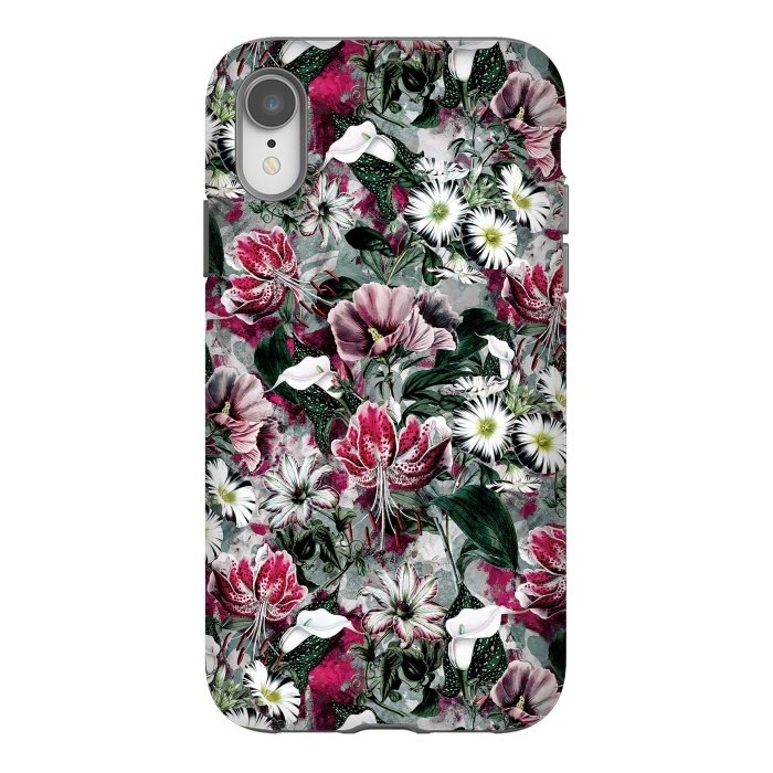 iPhone Xr StrongFit Floral Spring by Riza Peker