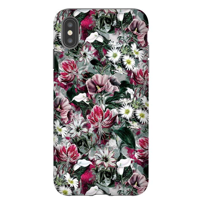 iPhone Xs Max StrongFit Floral Spring by Riza Peker