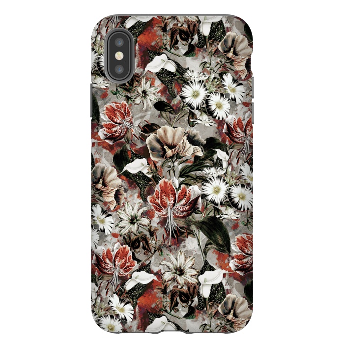 iPhone Xs Max StrongFit Floral Fall by Riza Peker