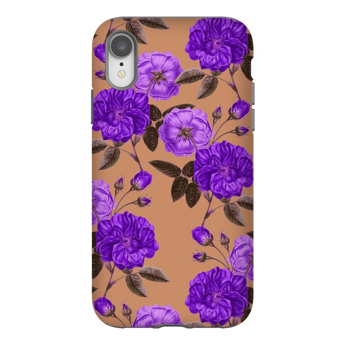 iPhone Xr StrongFit Rosie Purple Love by Zala Farah