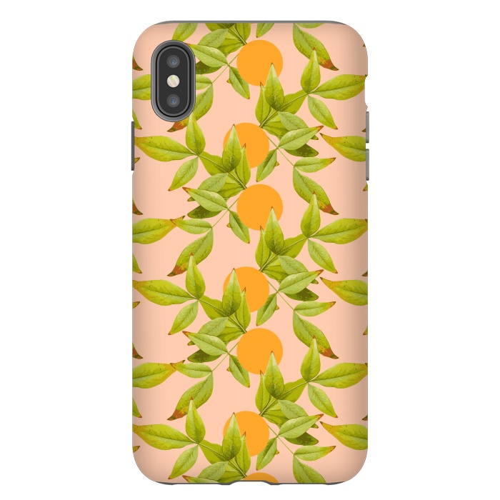 iPhone Xs Max StrongFit Loner Leaves by Zala Farah