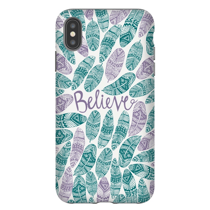 iPhone Xs Max StrongFit Believe by Pom Graphic Design