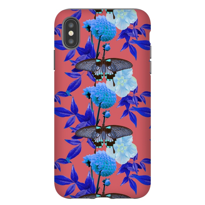 iPhone Xs Max StrongFit Butterfly Garden by Zala Farah
