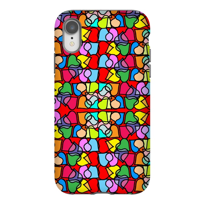 iPhone Xr StrongFit Love is All Around Us by Bettie * Blue