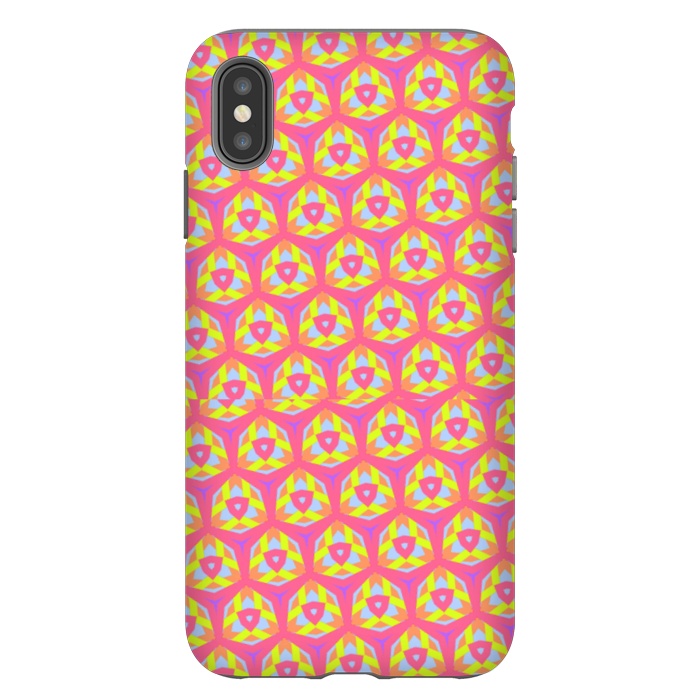 iPhone Xs Max StrongFit Kaleidoscope by Bettie * Blue