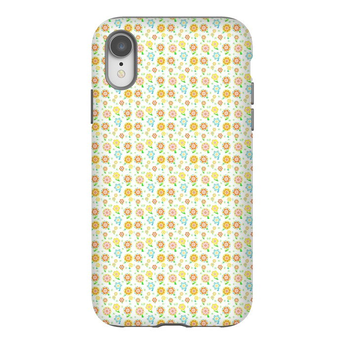 iPhone Xr StrongFit Tiny Sweeties by Bettie * Blue