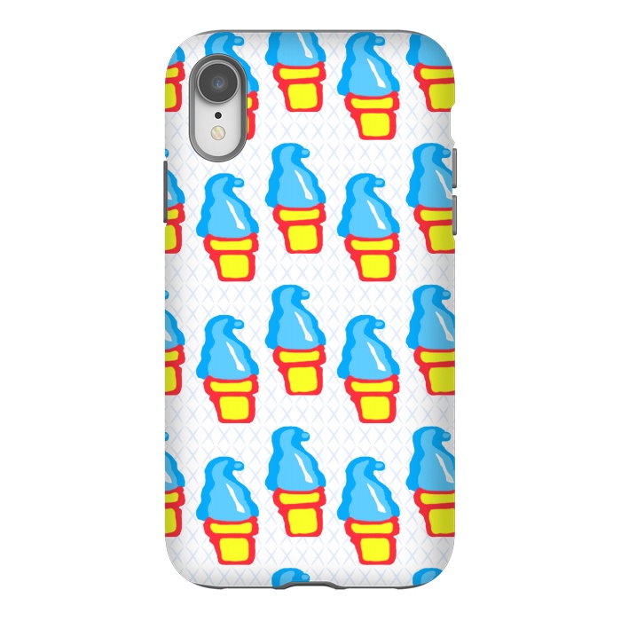 iPhone Xr StrongFit We All Scream for Ice Cream by Bettie * Blue