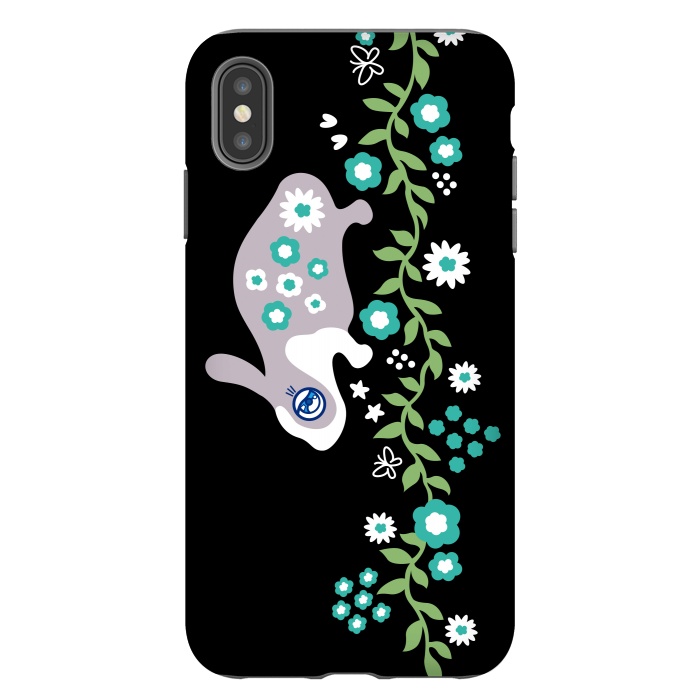 iPhone Xs Max StrongFit Rabbit in Garden by Michael Cheung