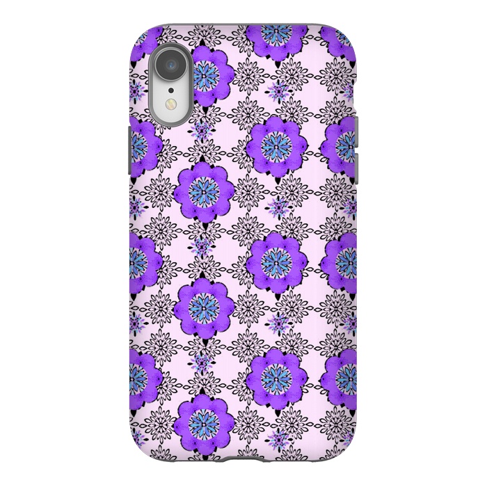 iPhone Xr StrongFit Purple Shmurple by Bettie * Blue