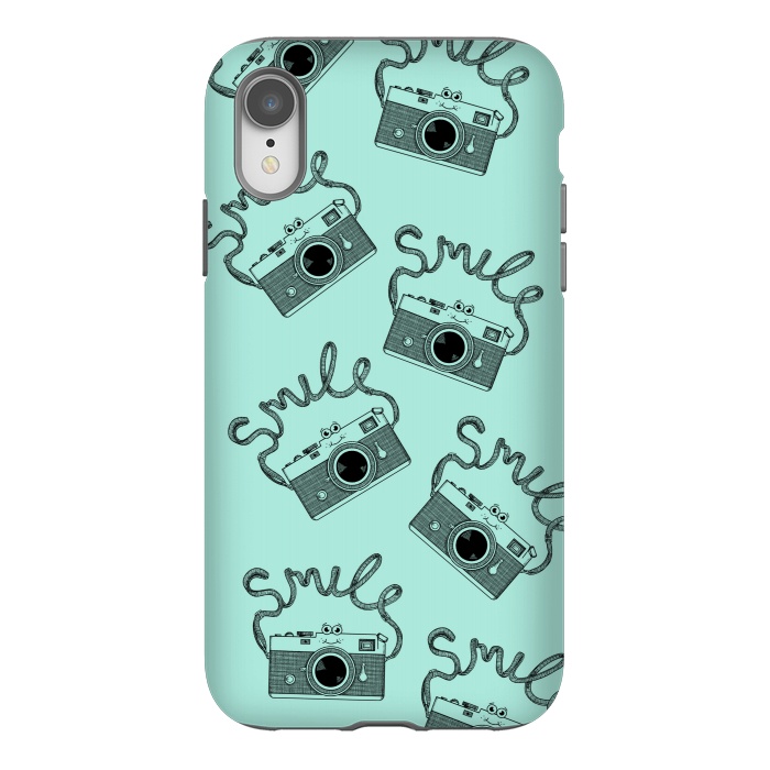 iPhone Xr StrongFit Smile pattern by Coffee Man