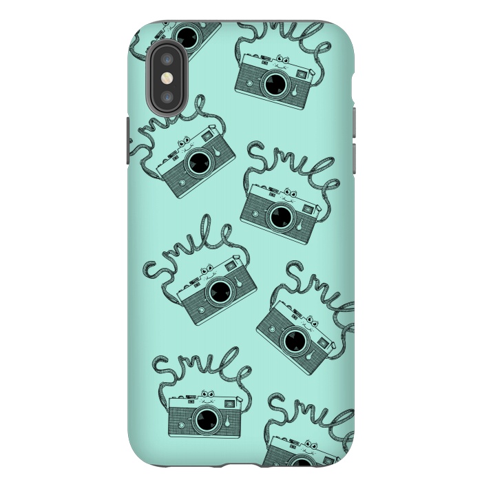 iPhone Xs Max StrongFit Smile pattern by Coffee Man