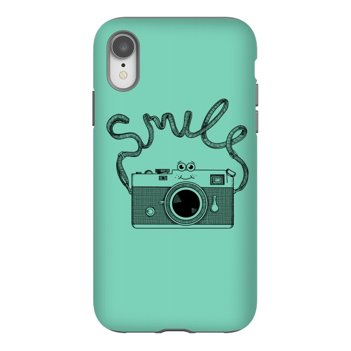 iPhone Xr StrongFit Smile by Coffee Man