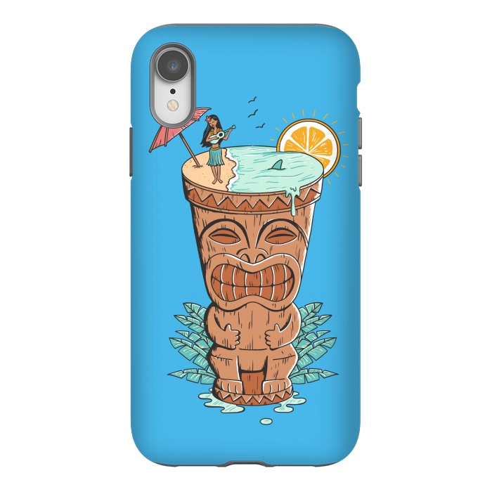 iPhone Xr StrongFit Tiki Drink by Coffee Man