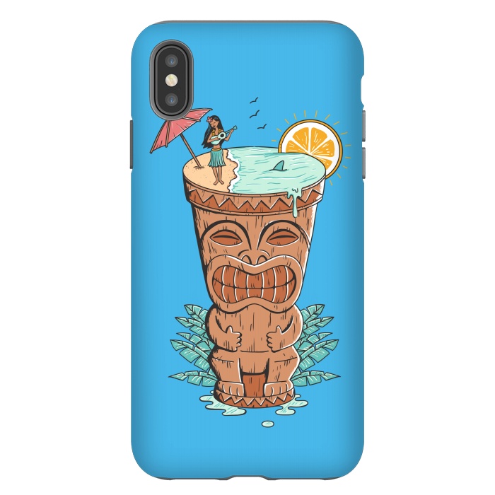 iPhone Xs Max StrongFit Tiki Drink by Coffee Man