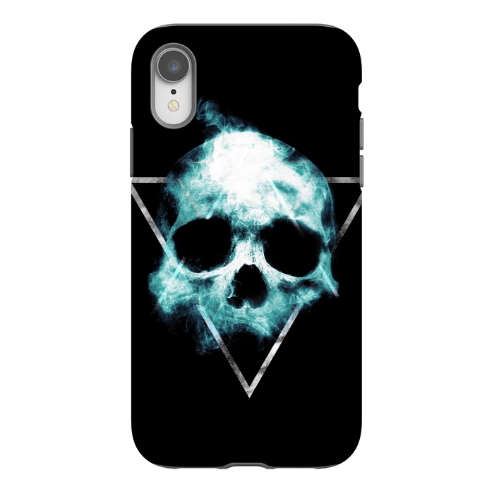 iPhone Xr StrongFit Skull by Mitxel Gonzalez