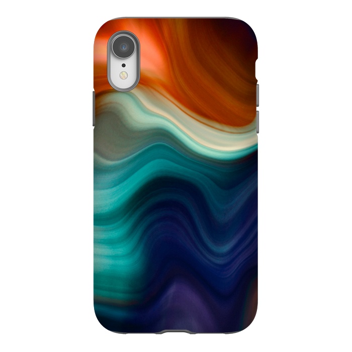 iPhone Xr StrongFit Color Wave by CatJello