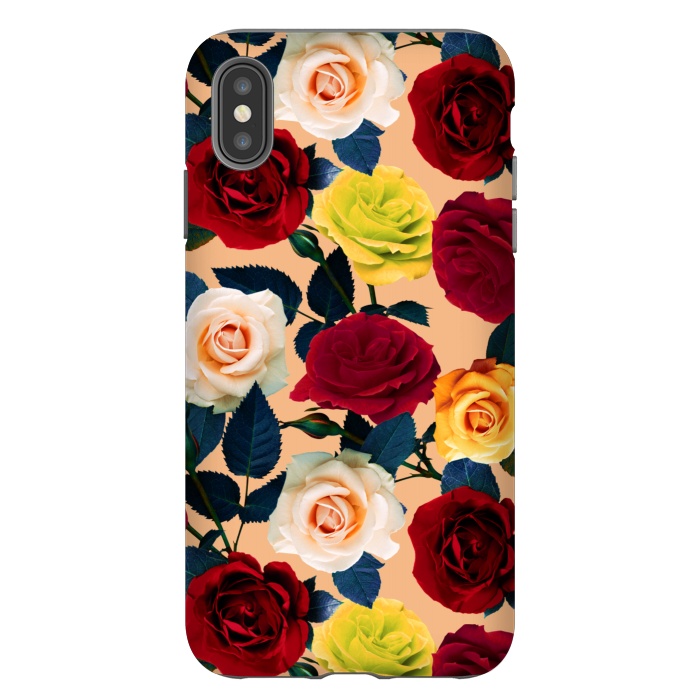 iPhone Xs Max StrongFit Rose Garden by Burcu Korkmazyurek