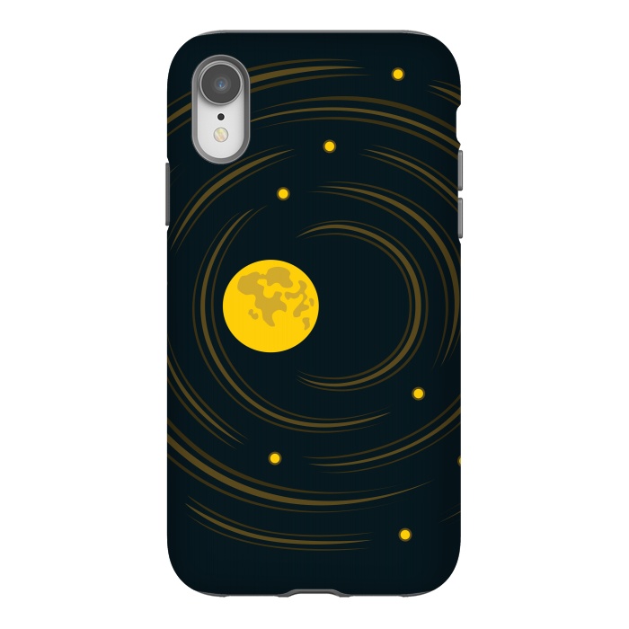 iPhone Xr StrongFit Geek Abstract Stars And Moon by Boriana Giormova